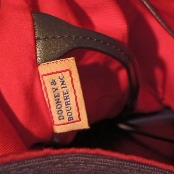 Dooney & Bourke Plaid Drawstring BackPack - Picture 4 of 5